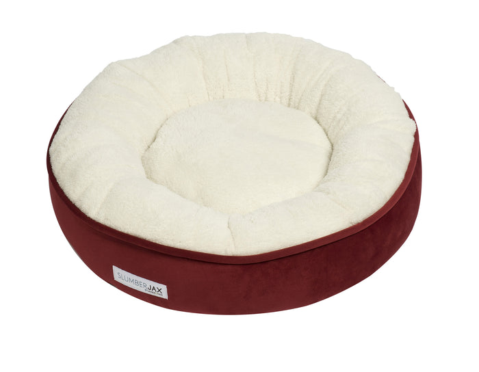 Small Animal Pet Bed- Spa Tomato Snuggler - 22" x 22"