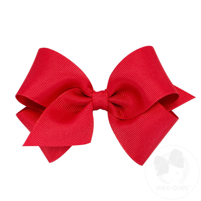 Small Classic Grosgrain Hairbow, Assorted Colors