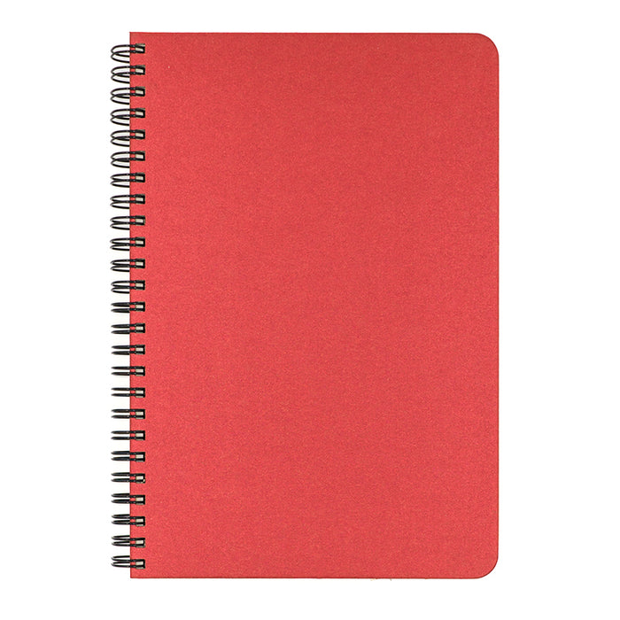 Make My Notebook Blank Slate Ruby Red Spiral Bound Notebook