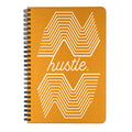 This beautiful small notebook is printed in white ink on a glamorous metallic gold cover, an indigo blue cover, or a ruby red cover.