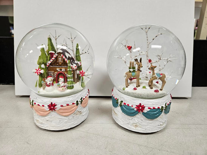 Snowman/Deer Water Globe