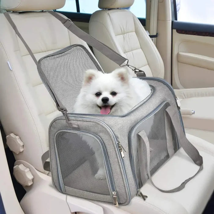 Soft Side Pet Carrier Backpack | Airline Approved Travel Bag for Small Dogs and Cats