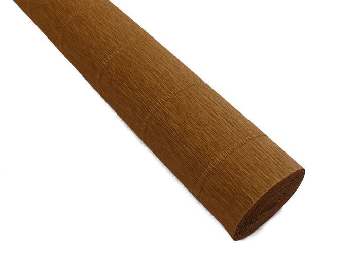 Heavyweight Italian crepe paper is perfect for paper flowers. "Twig" is a rich, light brown color.