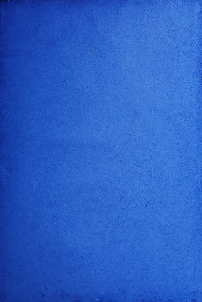 Solid Color Lokta Paper- Royal Blue