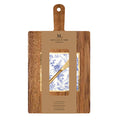 Sophistiplate | Acacia Board w/Gold Spreader & Napkins, Assorted Styles