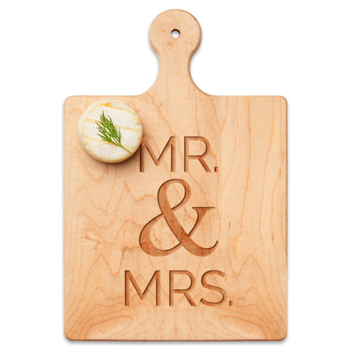 Sophistiplate | Mr. & Mrs. Artisan Maple Paddle Board, 9"x6"