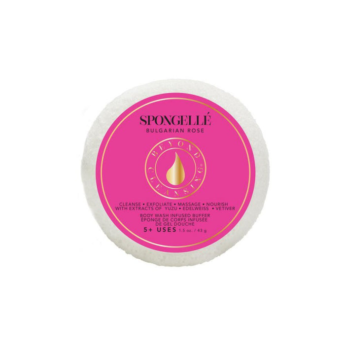 Spongellé | Travel Sized Body Wash Infused Buffer, Bulgarian Rose