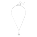 Susan Shaw | 16" Silver Paperclip Chain w/Jerusalem Cross Necklace