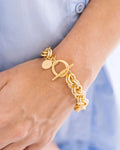 Susan Shaw | Gold Double Loop Chain Bracelet