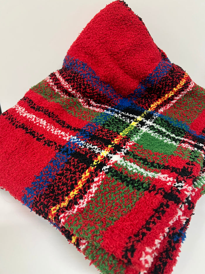 Tartan Chenille Blanket, Assorted Styles