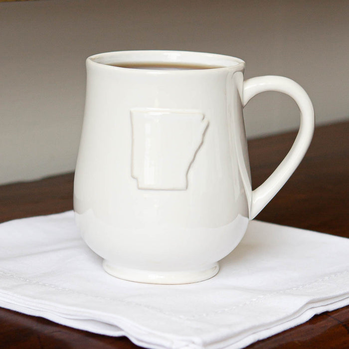 The Royal Standard | Arkansas Embossed coffee mug