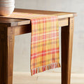 The Royal Standard | Harvest Plaid Runner Orange/Taupe 13x90