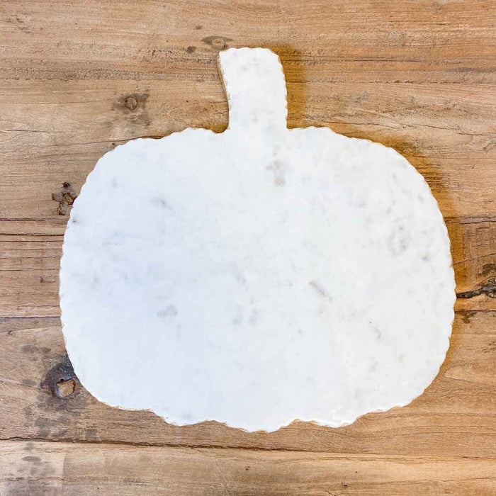 The Royal Standard | Pumpkin Shaped Marble Serving Board