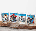 The Ultimate James Bond 007 Tumbler Glass Collection: Vintage Set of 4 - lollygag