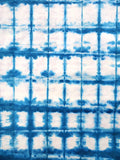 Tie Die Lokta Paper- Blue Rectangles