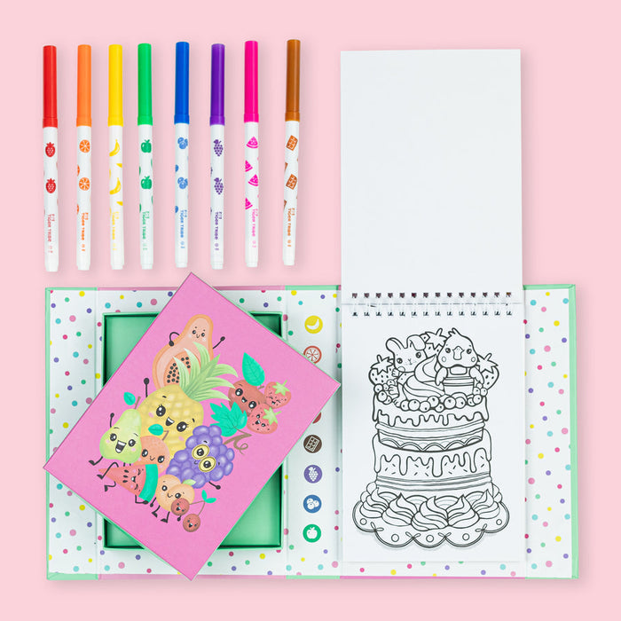 Tiger Tribe | Fruity Cutie Scented Colouring Book