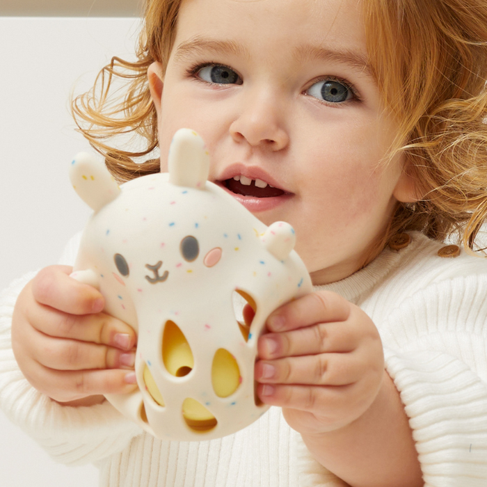 Tiger Tribe | Silicone Bunny Rattle