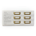 Use TRAVELER'S COMPANY Brass Label Plates to organize your possessions. You can use the adhesive paper on the back of the labels to adhere many surfaces.