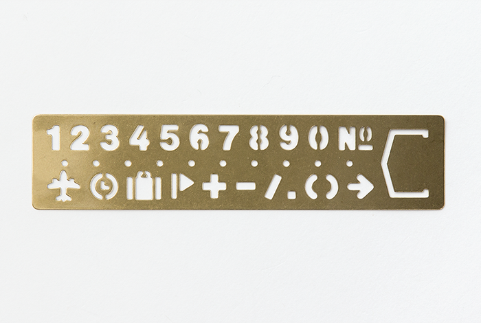 The Midori Number Brass Bookmark will change over time with use making it more personal.