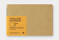 TRAVELER'S COMPANY SPIRAL RING NOTEBOK- Window Envelope- Horizontal B6