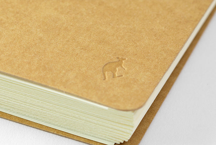 Kraft covers have rounded corners.