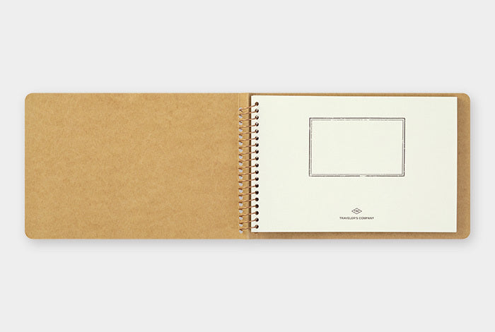 The notebook measures approximately 7.5 by 5 inches (H130 x W193 x D18mm) so it will easily fit in a bag. Hand made in Japan.