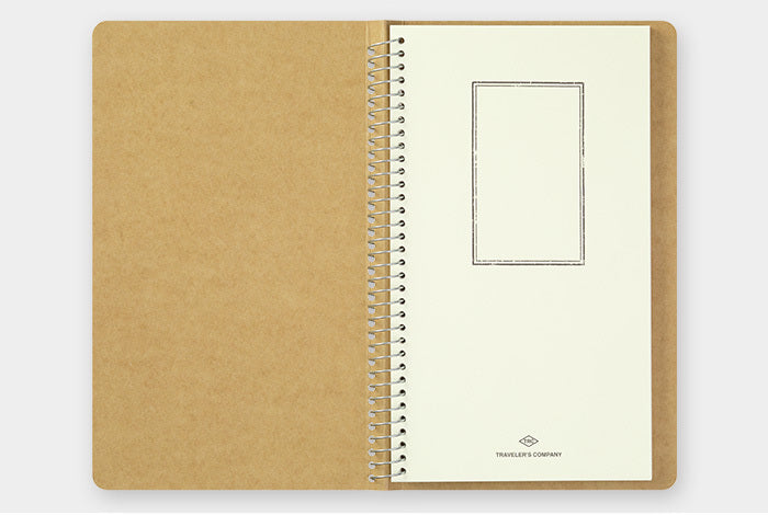 The Traveler's Company Spiral Ring Watercolor Notebook measures approximately 8 by 5 inches (H218 x W130 x D18mm) so it will easily fit in any travel bag.