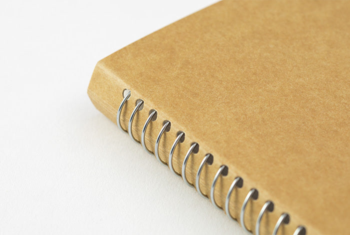 Traveler's Company Spiral Ring Watercolor Notebook measures approximately 8 by 5 inches (H218 x W130 x D18mm) so it will easily fit in any travel bag.