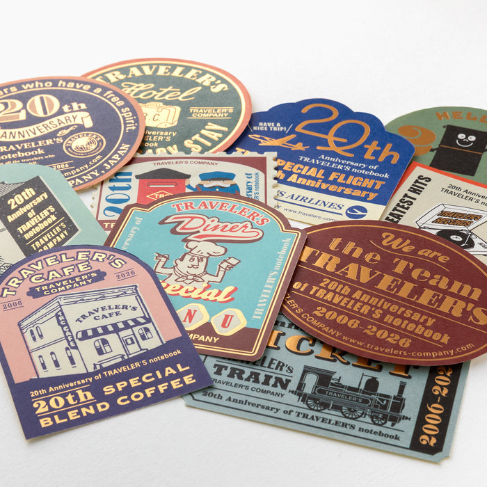 TRAVELER'S notebook 20th Anniversary Customization Set - SOLD OUT