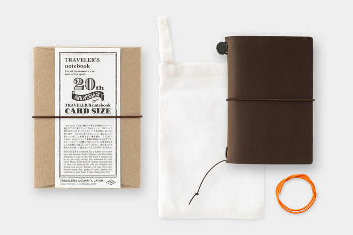 TRAVELER'S notebook Card Size 20th Anniversary Set