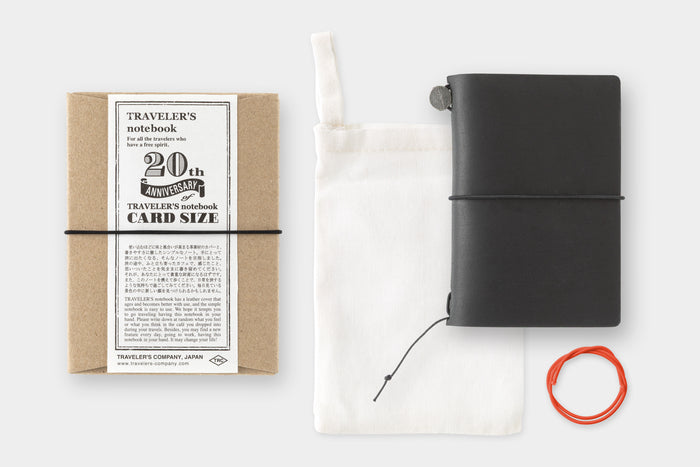 TRAVELER'S notebook Card Size 20th Anniversary Set