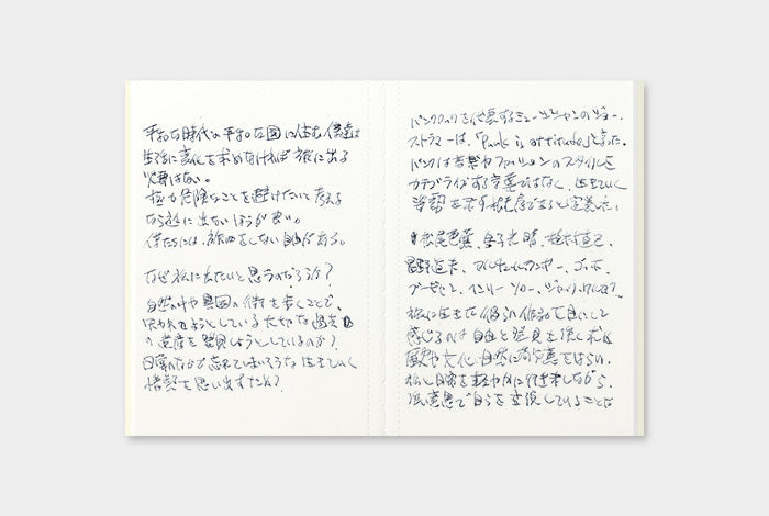 Midori Passport size Lightweight Paper Refill- works best with ballpen or pencil.