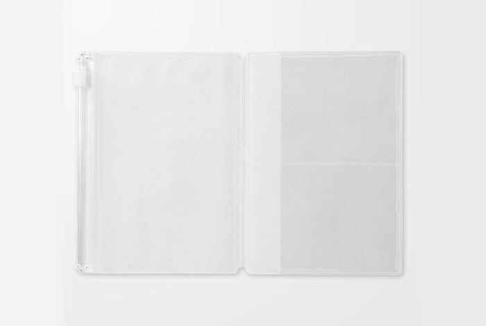 Use the Zipper Pocket in your Passport Size Midori Traveler's Notebook to store a variety of things.