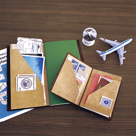The Kraft File makes your Passport  TRAVELER'S notebook more functional.