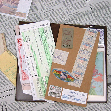 Midori Traveler's Notebook Pocket Stickers hold treasures from your travels.