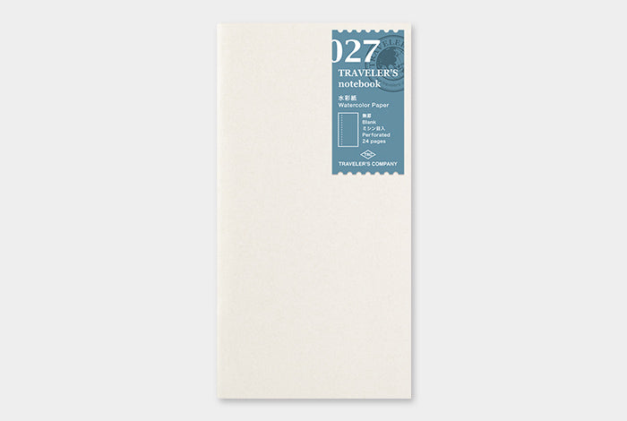 The Midori Traveler's Watercolor Paper refill is a welcome addition for the artistic traveler!