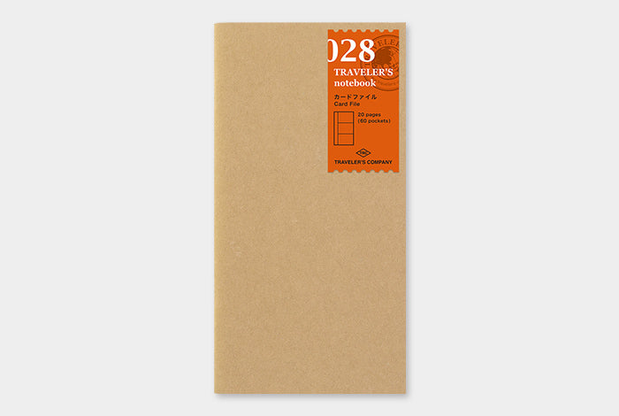 The Traveler'sNotebook Card File refill is the perfect refill for collectors of ephemera!