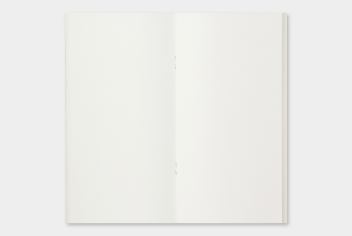 The lightweight paper in the Midori Traveler's Notebook Light Paper Refill is high quality.