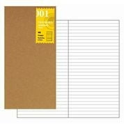 Midori Traveler's Notebook Refill-Regular Size- Lined Notebook is perfect for journaling or list making.