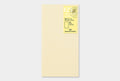 The TRAVELER'S notebook MD Cream Paper refill features smooth MD cream colored paper.