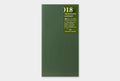 TRAVELER'S Notebook Refill-Regular Size- Planner Diary- Weekly allows you to keep track of your week and put the dates in yourself.