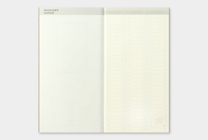 You can fill in the TRAVELER'S notebook Weekly Planner Diary how you want.