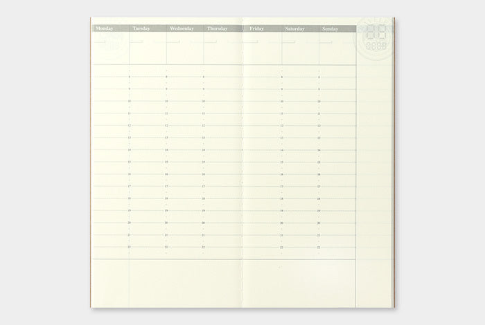 The weekly layout of of the Weekly Planner has lots of space for a busy life.