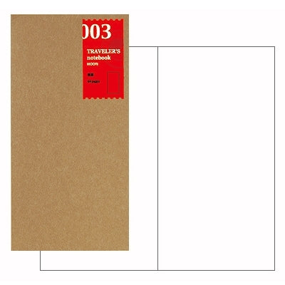 Use your Blank Notebook with a Regular Refill Cover or on its own.