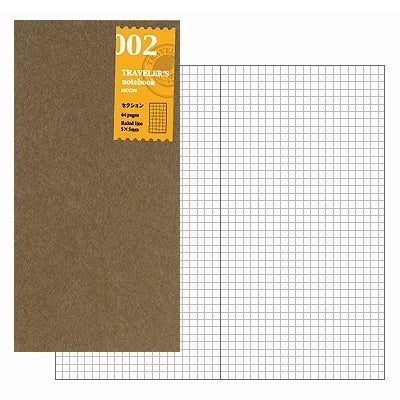 Grid Notebook refills features high quality paper.