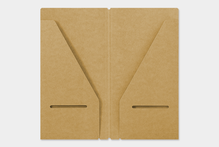 Use the Kraft File in your TRAVELER'S notebook to keep small papers like tickets and maps.