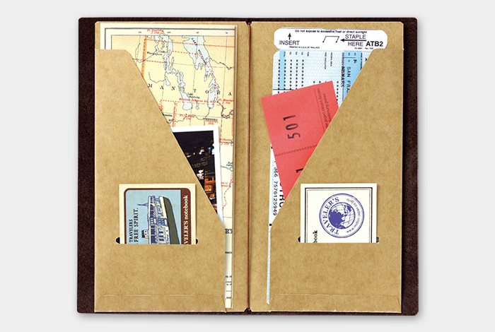 The Kraft File is a great addition to your Midori Traveler's Notebook.