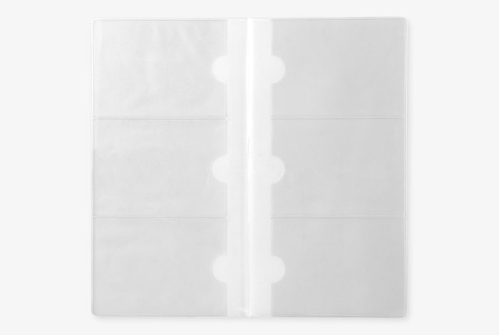 Use the TRAVELER'S notebook Card File to hold business cards and tickets!