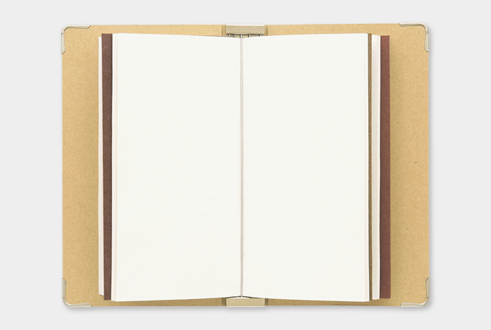 The binder holds five refills.