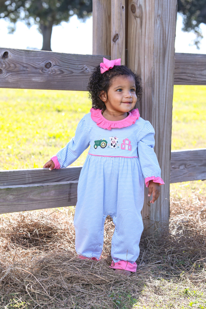 Trotter Street Kids | Farm Ruffle Romper, Assorted Sizes